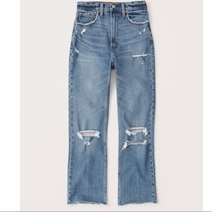 Ultra High Rise Ankle Straight Jeans